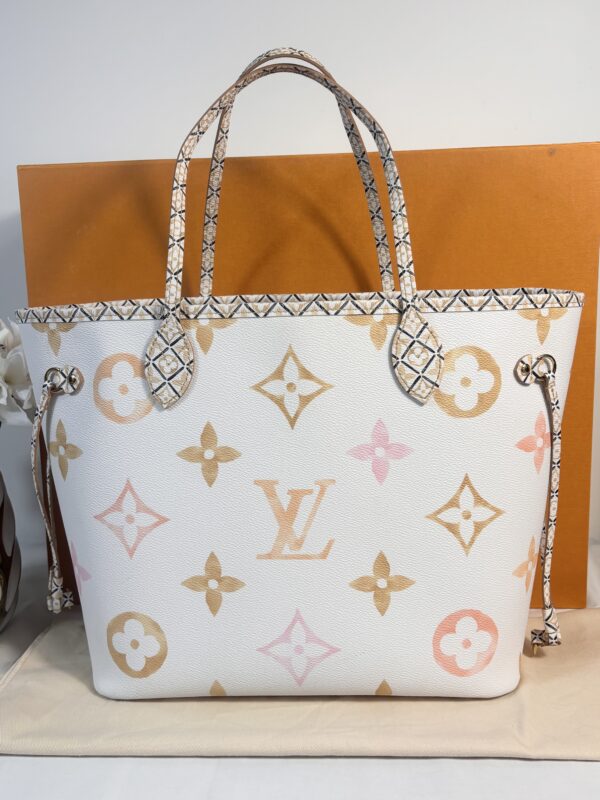 Louis Vuitton Neverfull MM By the Pool Watercolor - Image 2