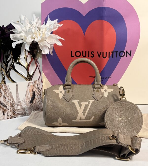 Louis Vuitton Papillon bb Bicolor Tourterelle Cream