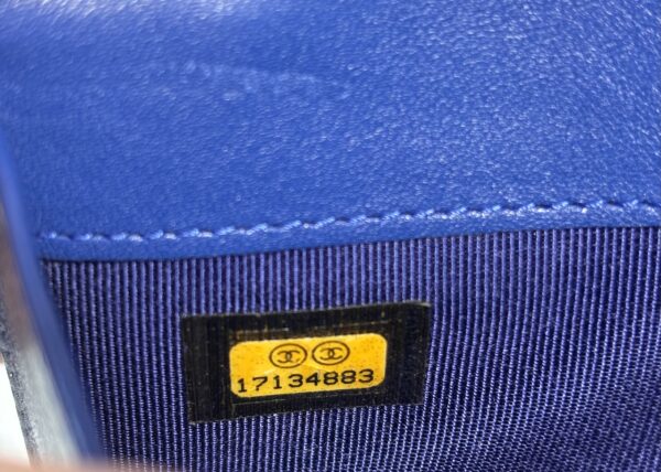 Chanel Interlocking Cc Logo Bifold Blue - Image 13