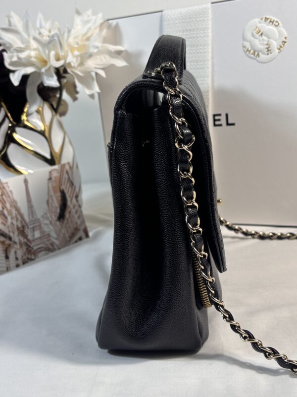 Chanel Business Affinity Black Caviar Gold Hardware - Image 3