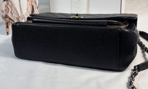 Chanel Business Affinity Black Caviar Gold Hardware - Image 7