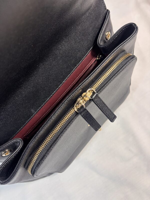 Chanel Business Affinity Black Caviar Gold Hardware - Image 11