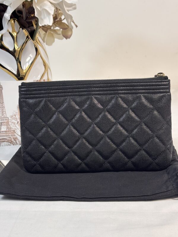 Chanel Boy Small Cosmetic Case Black - Image 2