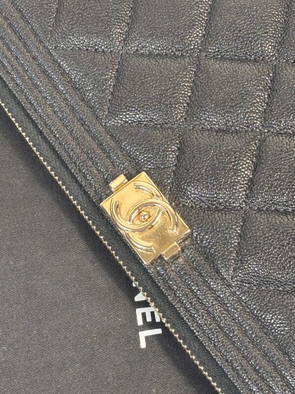 Chanel Boy Small Cosmetic Case Black - Image 4