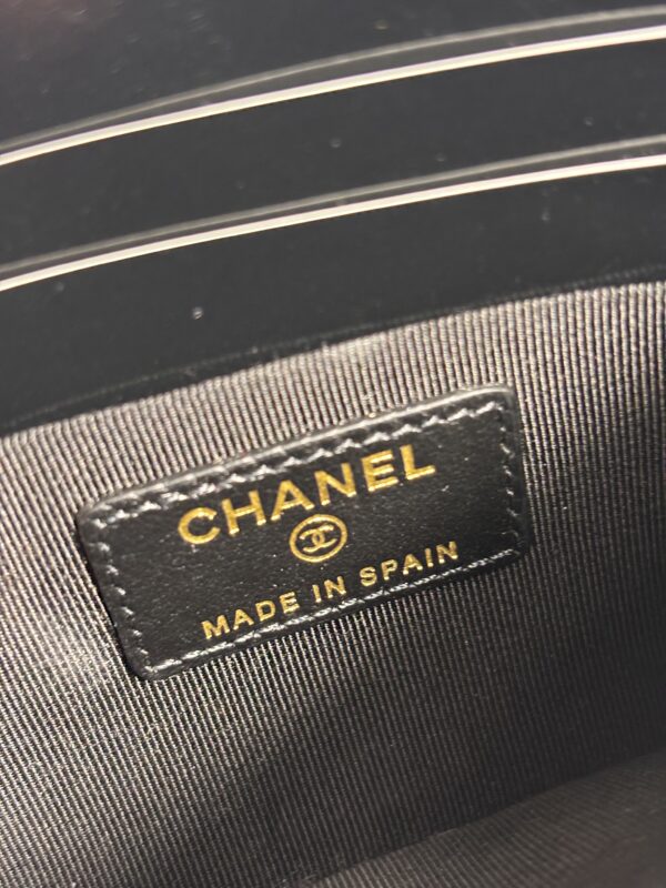 Chanel Boy Small Cosmetic Case Black - Image 9