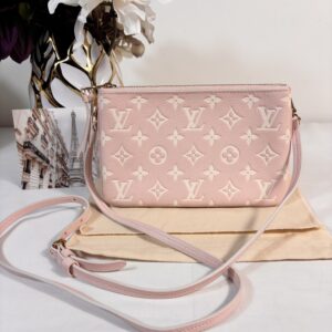 Louis Vuitton Double Zip Empreinte Rose