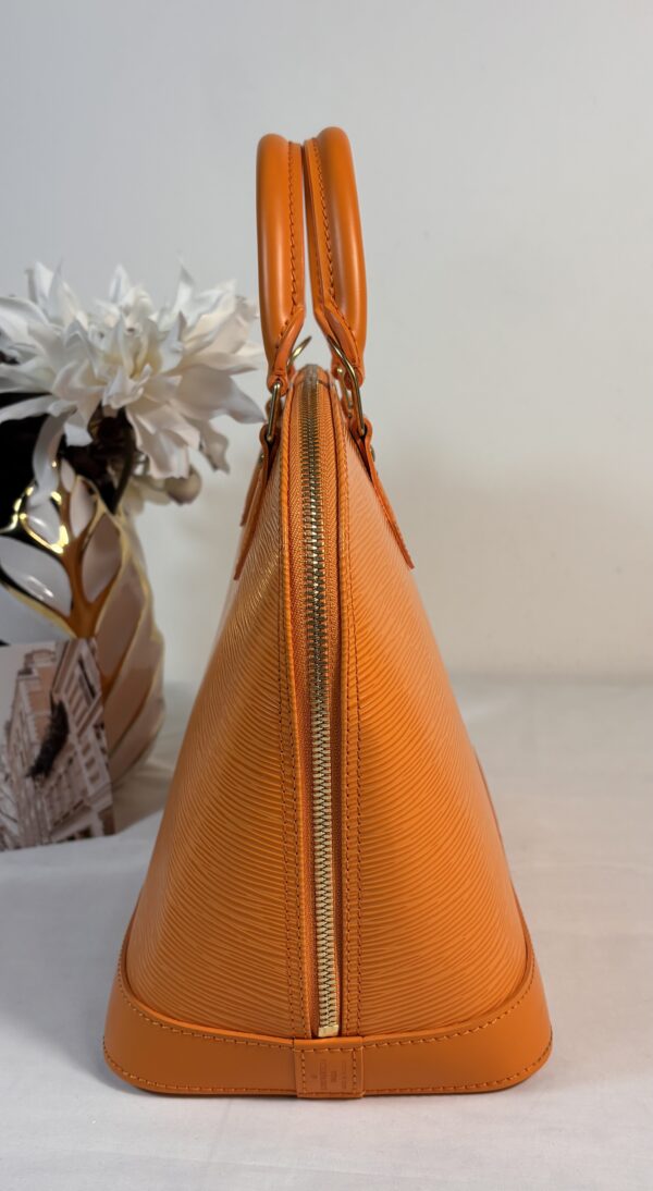 Louis Vuitton Alma Epi Orange - Image 8