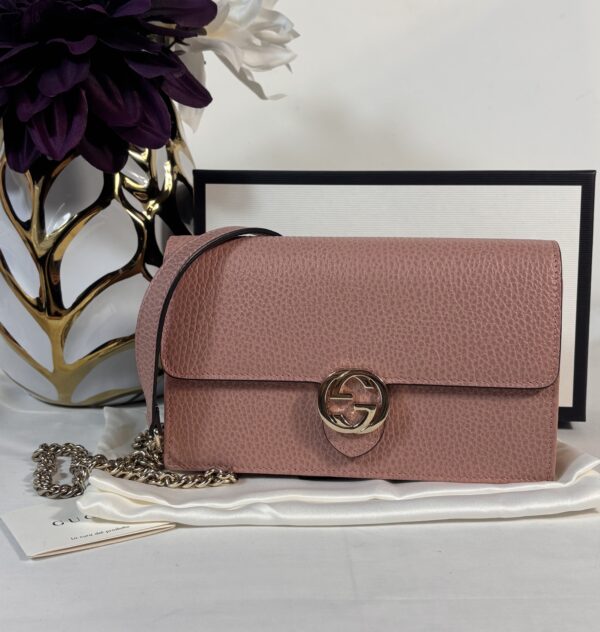 Gucci Small Interlocking Bag Pink