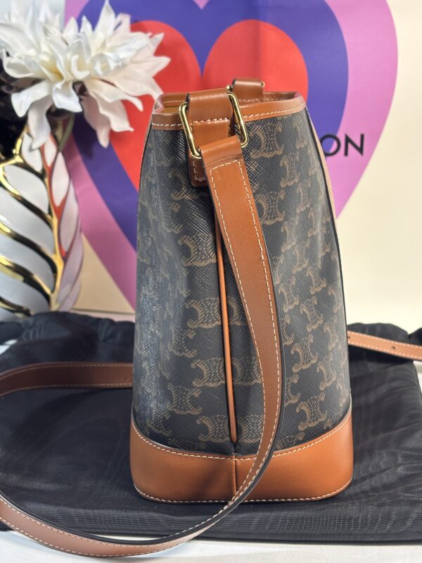 Celine Small Bucket Triomphe - Image 4