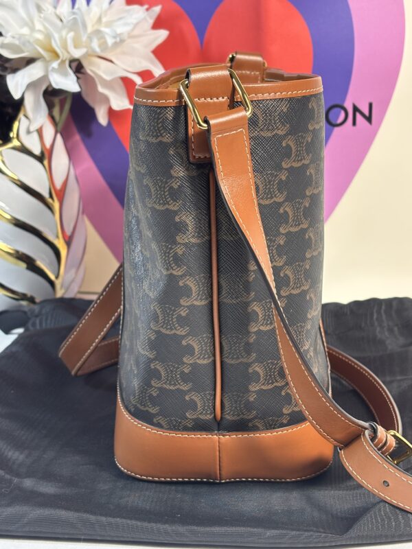 Celine Small Bucket Triomphe - Image 5