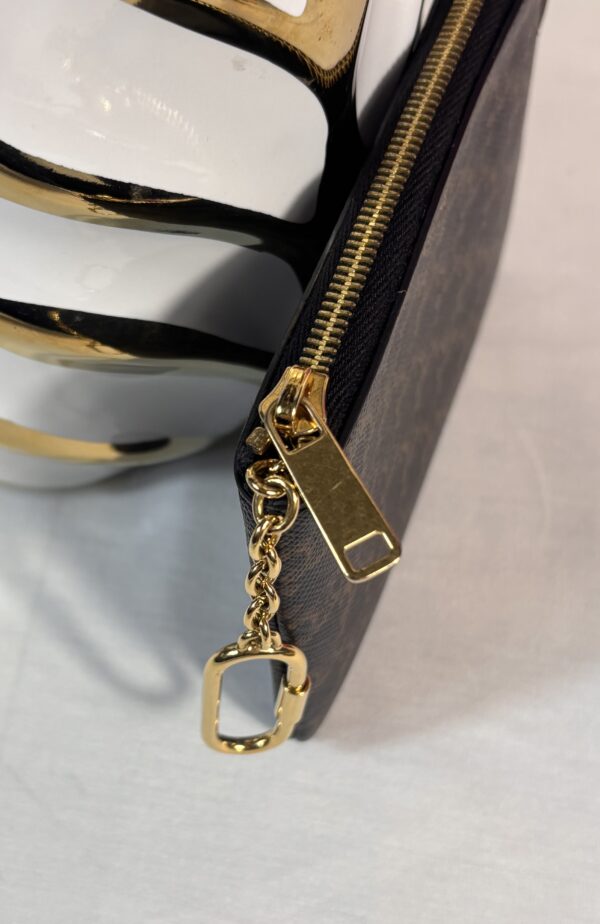 Celine Triomphe Coin and Card Pouch with Hook - Image 4