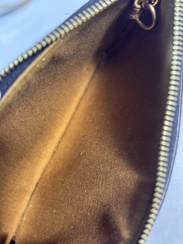 Celine Triomphe Coin and Card Pouch with Hook - Image 6