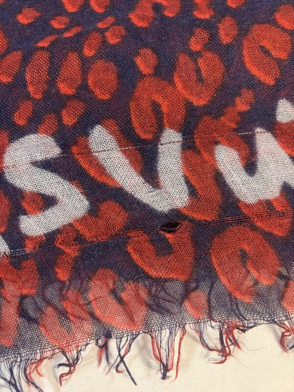 Louis Vuitton Cotton Leopard Stole Rouge - Image 3