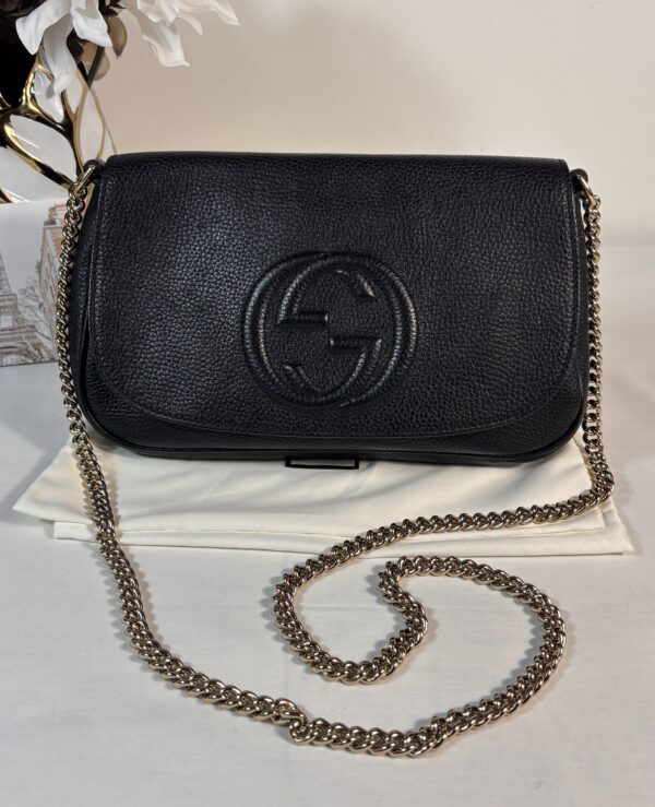Gucci Soho Flap Black Crossbody