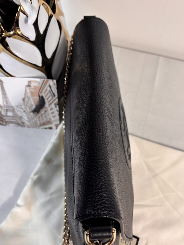 Gucci Soho Flap Black Crossbody - Image 5
