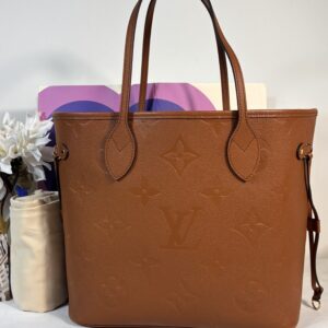 Louis Vuitton Neverfull Mm Cognac Empreinte