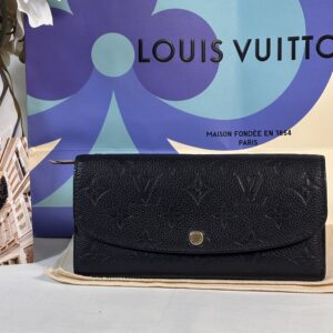 Louis Vuitton Emilie Wallet Empreinte Noir