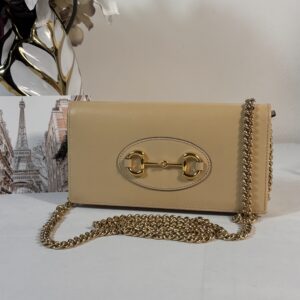 Gucci 1955 Horsebit Beige Leather