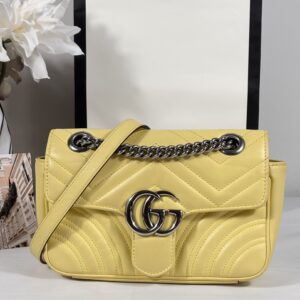Gucci Mini Flap Marmont Yellow
