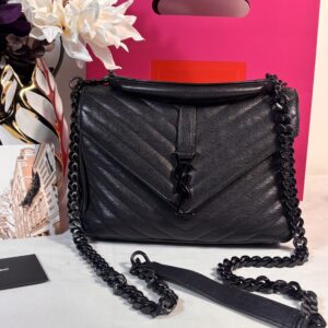 YSL Medium College Bag Black