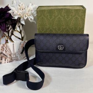 Gucci Midnight Blue Ophidia Belt Bag
