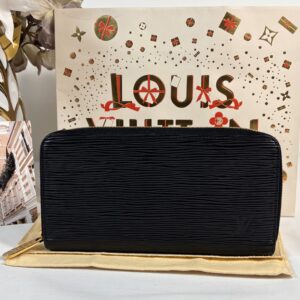 Louis Vuitton Epi Noir Zippy Wallet