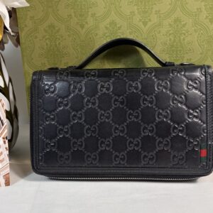 Gucci Guccissima Travel Organizer Black
