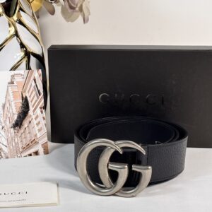 Gucci Double G Black Belt