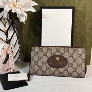 Gucci Neo Vintage Supreme Zip Wallet