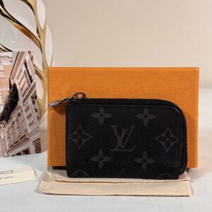 Louis Vuitton Zip Coin Purse Monogram Eclipse