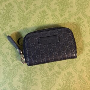 Gucci Micro Guccissima Coin Purse Black