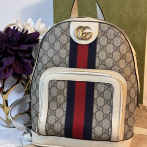 Gucci Small Ophidia White Backpack