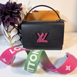 Louis Vuitton Epi Twist Mm Black Rose