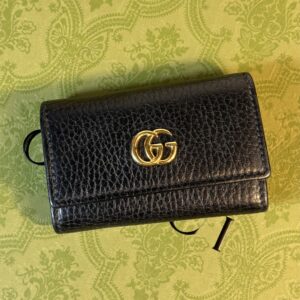 Gucci Marmont 6 Key Holder Black