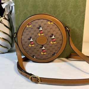 Gucci x Disney Mini Supreme Mickey Mouse Round Bag