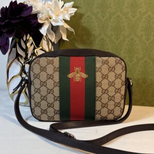 Gucci Bee Web Camera Bag