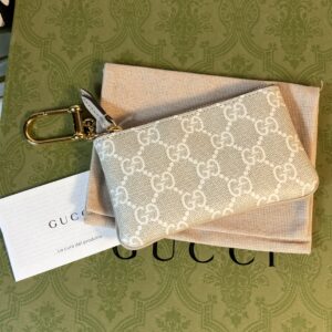 Gucci Ophidia Beige Key Pouch