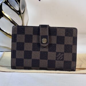 Louis Vuitton Kisslock Ebene Wallet