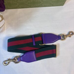 Gucci Purple Web Adjustable Strap