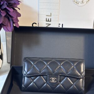Chanel Classic Flap Black Lambskin Wallet
