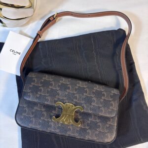 Celine Claude Triomphe Shoulder Bag