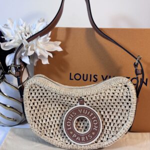 Louis Vuitton By the Pool Croissant MM Raffia