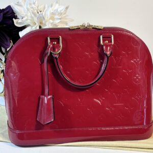 Louis Vuitton Alma Pm Vernis Red