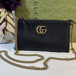 Gucci Marmont Zip Black Crossbody