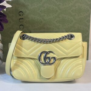 Gucci Mini Flap Marmont Yellow