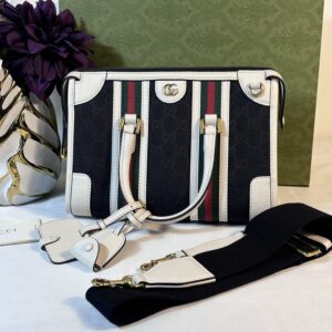 Gucci Ophidia Bauletto Top Handle Black