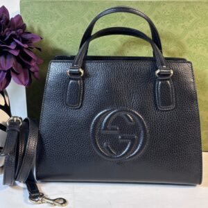 Gucci Soho Black 2 Way Tote