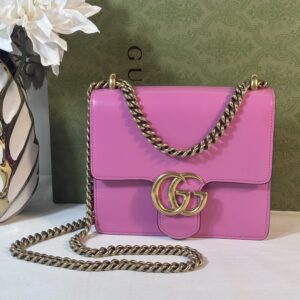 Gucci Marmont Pink 2 Way Carry