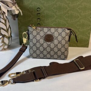 Gucci Interlocking GG Mini Messenger Bag