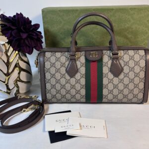 Gucci Ophidia Supreme Boston Bag